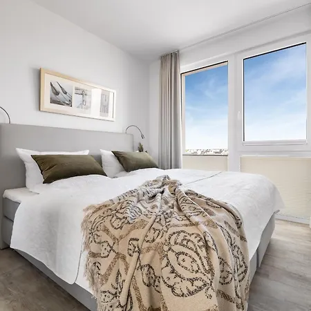 Апартаменты Beachviewone- 3og, Meerblick, Balkon, Kamin, Sauna *