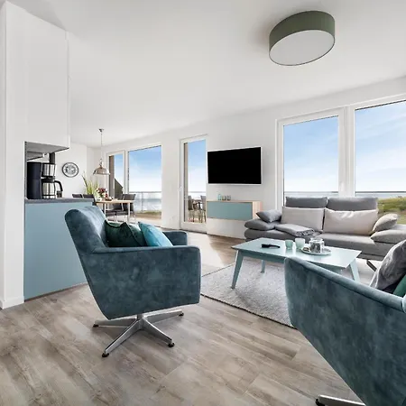 Apartmán Beachviewone- 3og, Meerblick, Balkon, Kamin, Sauna