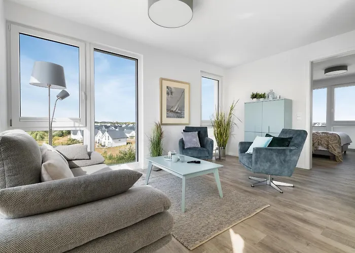 Beachviewone- 3og, Meerblick, Balkon, Kamin, Sauna Lägenhet