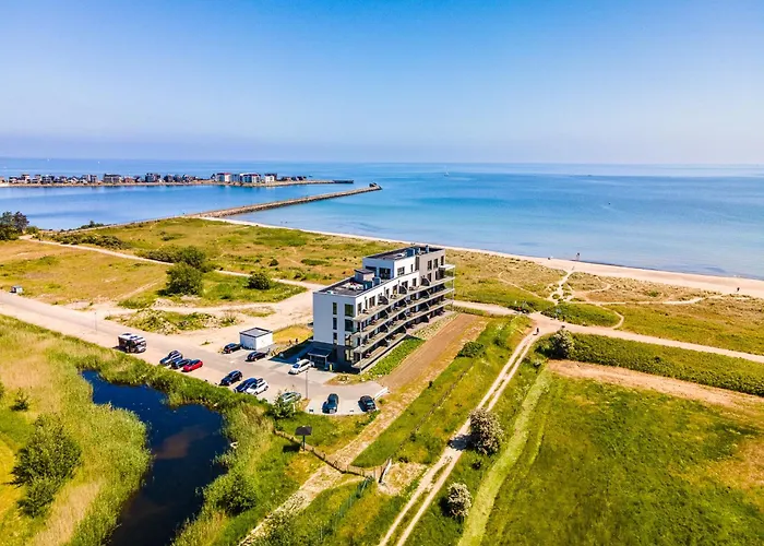 Beachviewone- 3og, Meerblick, Balkon, Kamin, Sauna Lägenhet Olpenitz