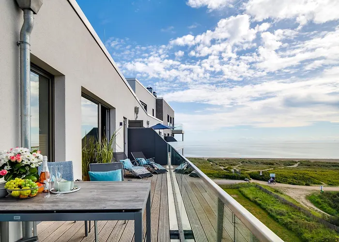 Beachviewone- 3og, Meerblick, Balkon, Kamin, Sauna Lägenhet